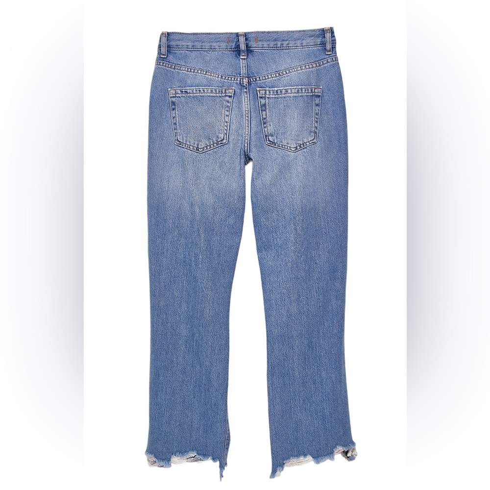 NWT Free People Maggie Mid-Rise Straight-Leg Jeans - Picture 4 of 12